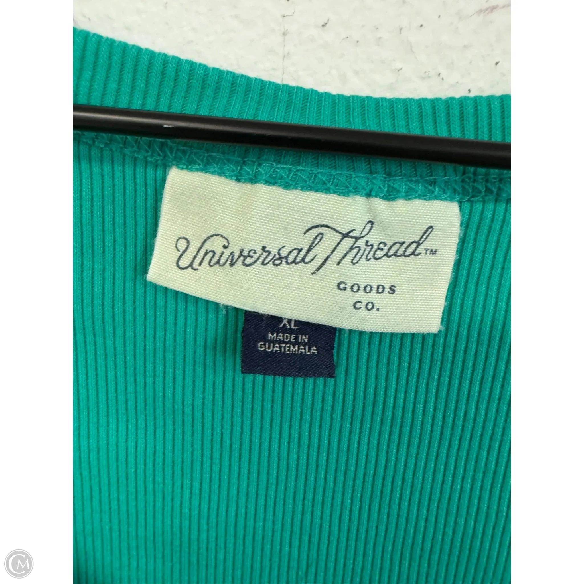 Top Sleeveless Basic By Universal Thread In Green, Size: L
