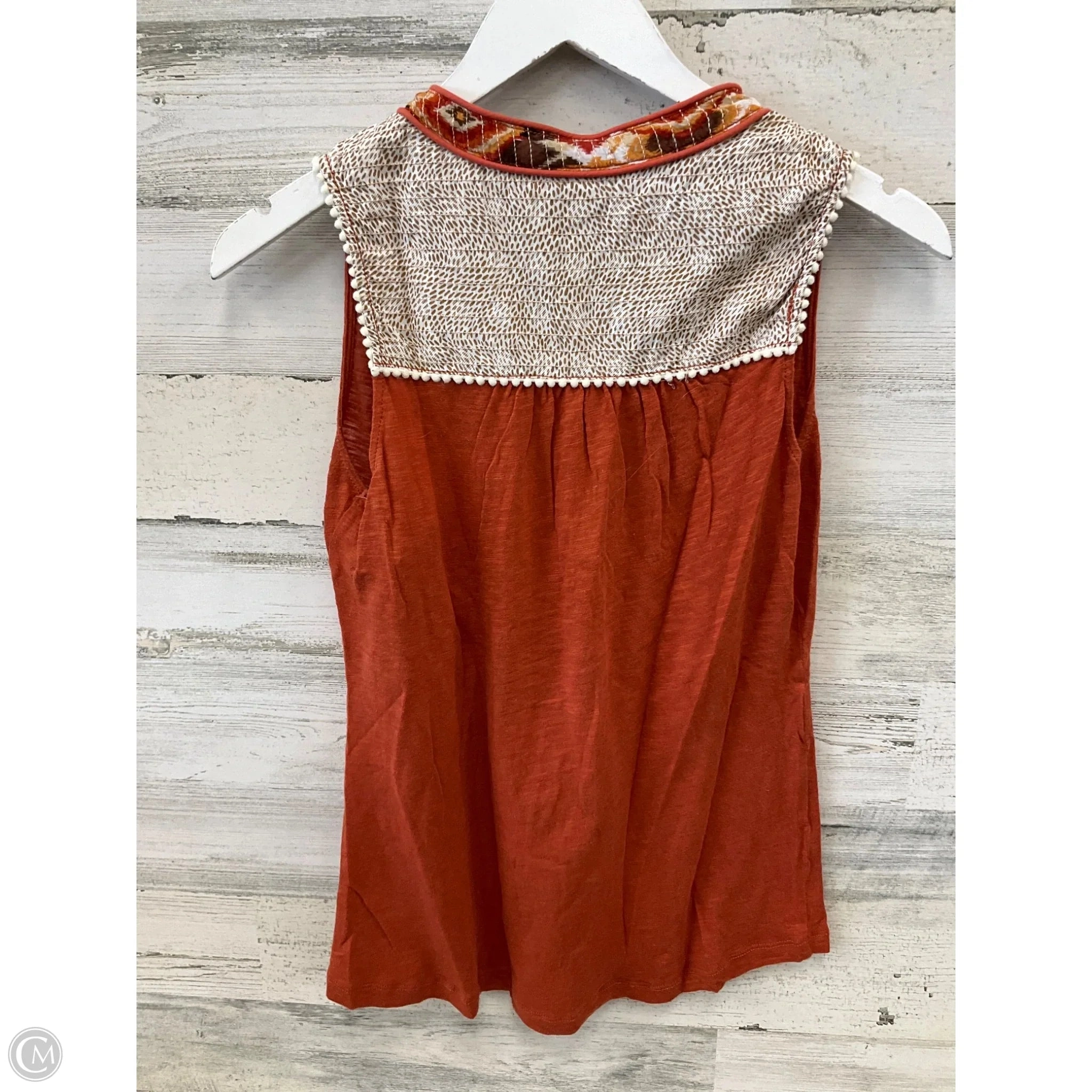 Top Sleeveless By Akemi And Kin In Orange, Size: S