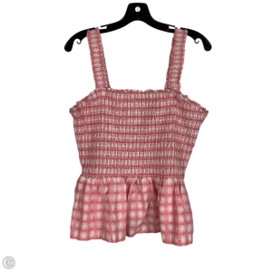 Top Sleeveless By Clothes Mentor In Pink, Size: L