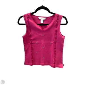 Top Sleeveless By Clothes Mentor In Pink, Size: Sp