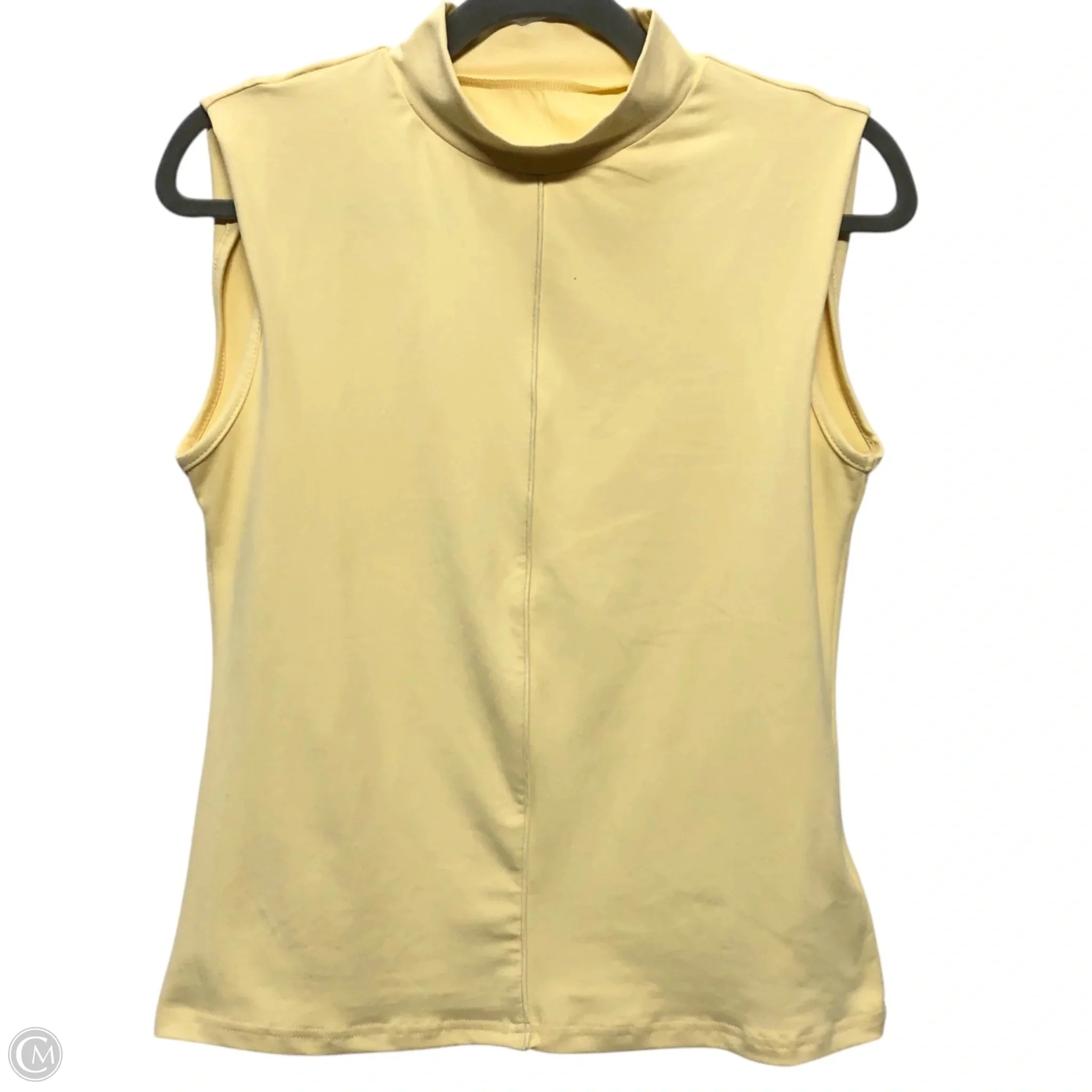 Top Sleeveless By Clothes Mentor In Yellow, Size: S