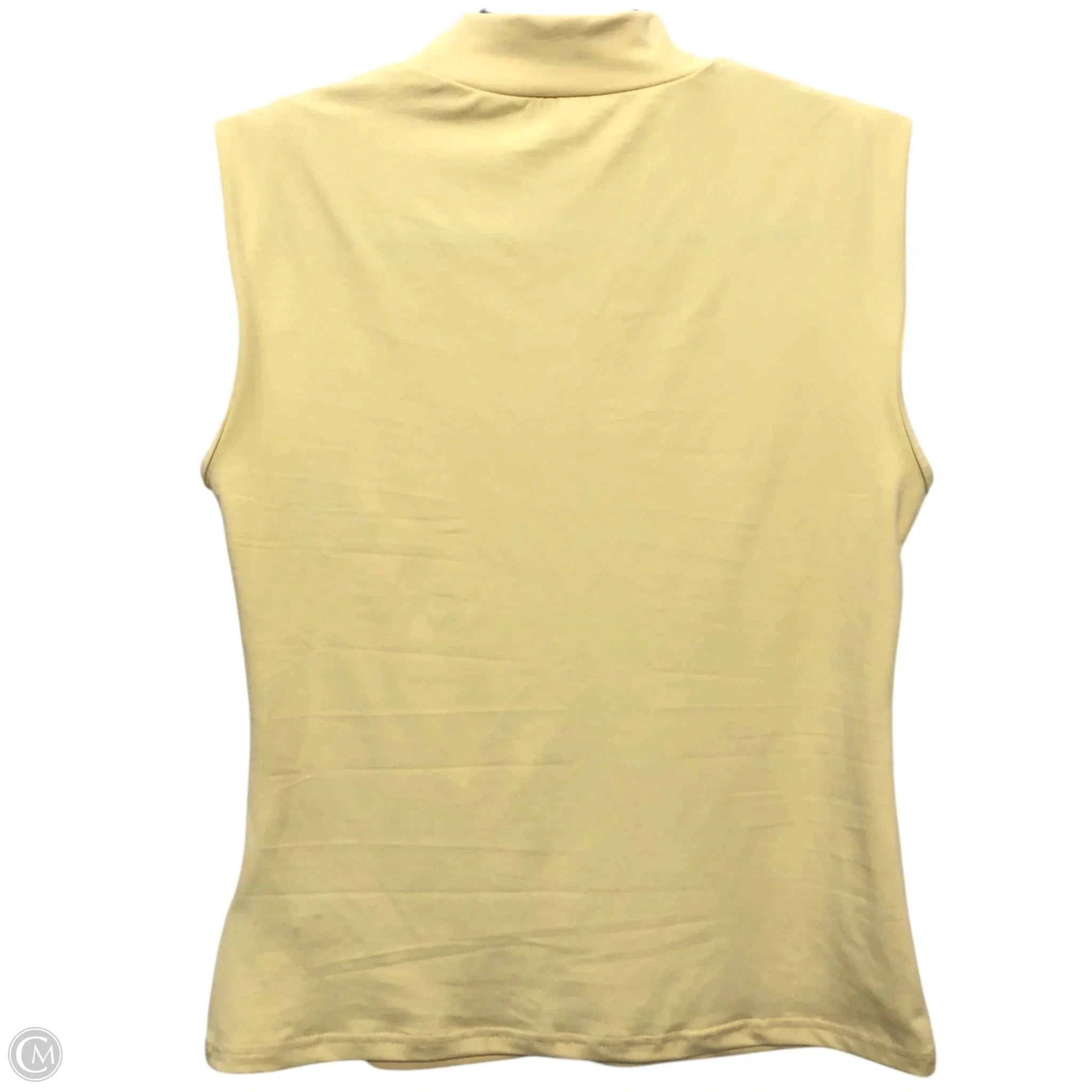 Top Sleeveless By Clothes Mentor In Yellow, Size: S