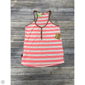 Top Sleeveless By Cme In Striped Pattern, Size: Xl