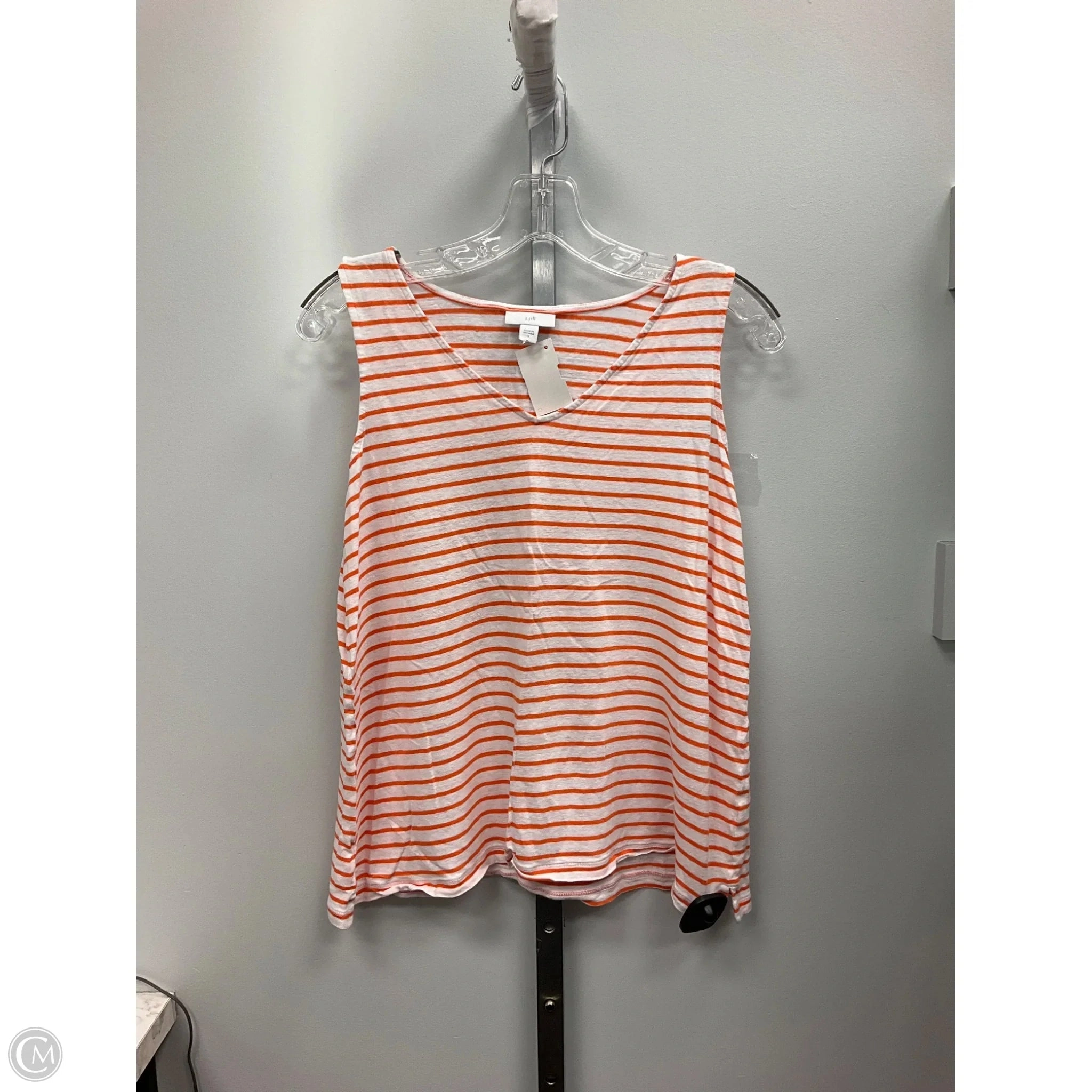 Top Sleeveless By J. Jill In Striped Pattern, Size: S
