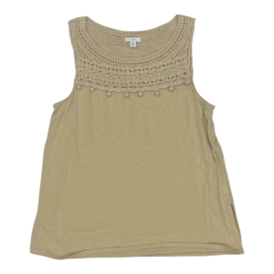 Top Sleeveless By J. Jill In Tan, Size:Sp