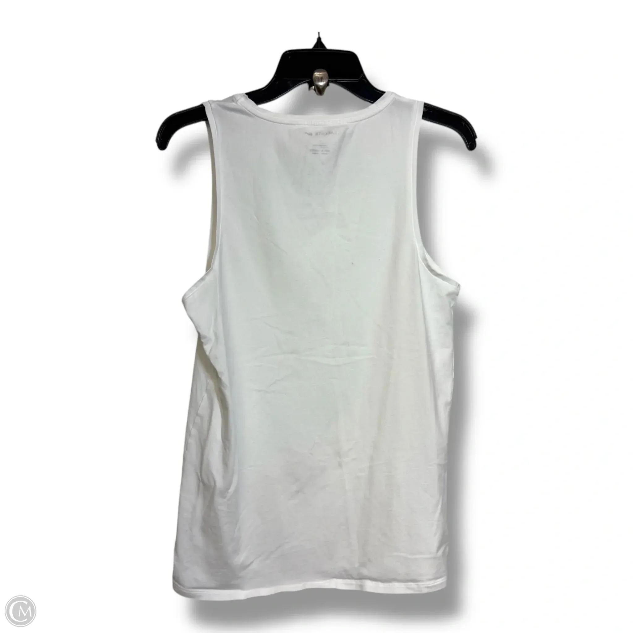 Top Sleeveless By Lacoste In White, Size: Xs