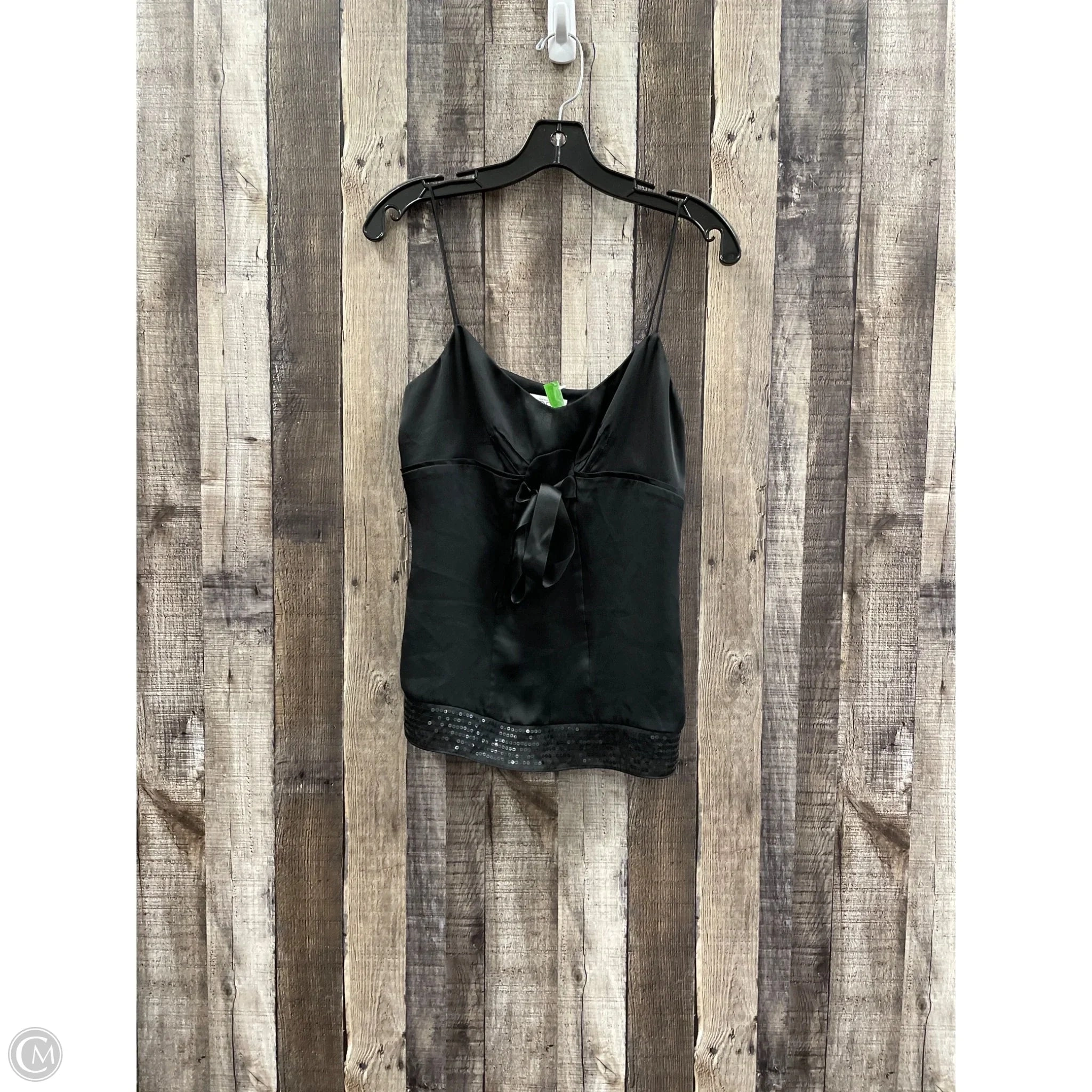 Top Sleeveless By Loft In Black, Size: S