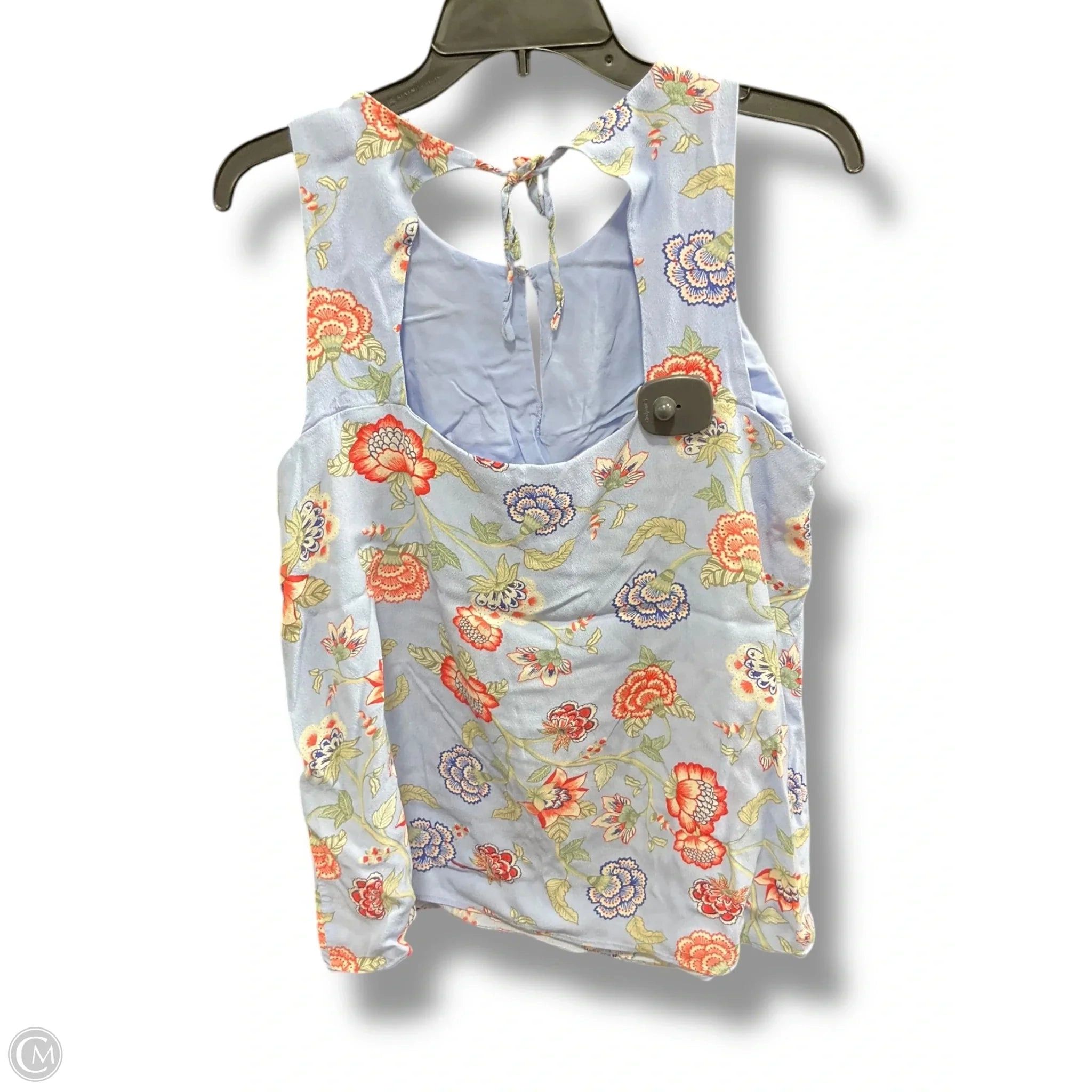 Top Sleeveless By Loft In Blue & Green, Size: L