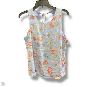 Top Sleeveless By Loft In Blue & Green, Size: L