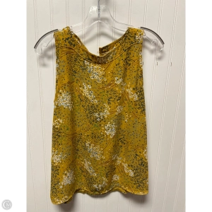 Top Sleeveless By Loft In Yellow, Size: Xs