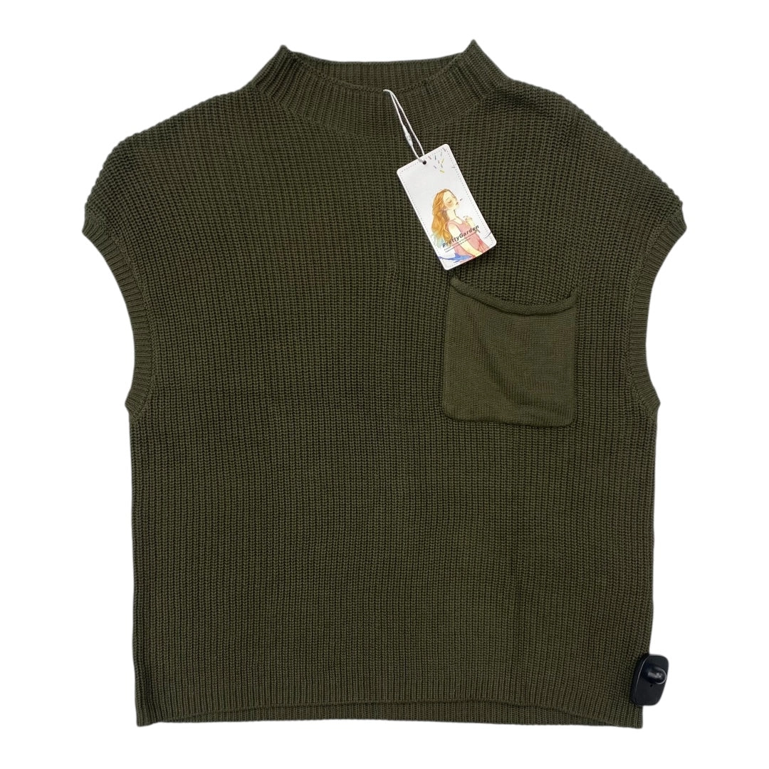 Top Sleeveless By Prettygarden In Green, Size:S