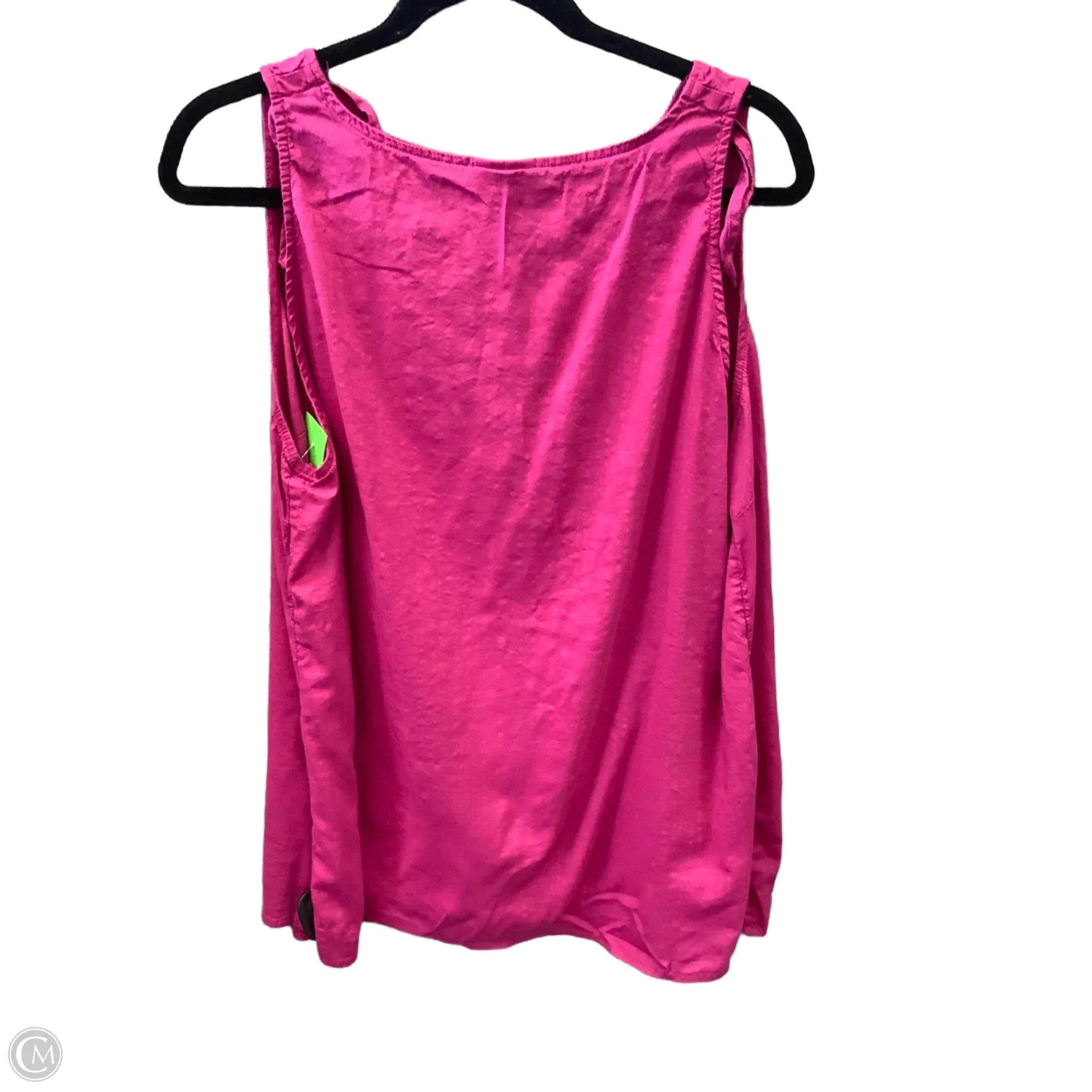 Top Sleeveless By St Johns Bay In Pink, Size: Xl