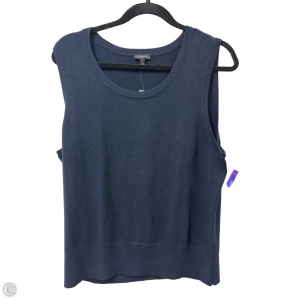 Top Sleeveless By Talbots In Navy, Size: Xl
