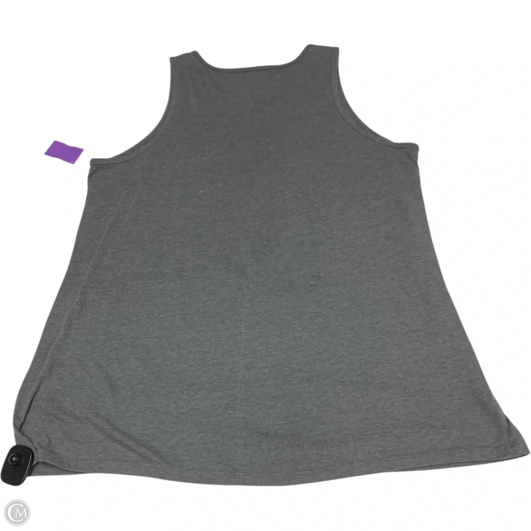 Top Sleeveless By Torrid In Grey & Pink, Size: 1x