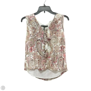 Top Sleeveless By White House Black Market In Paisley Print, Size: S