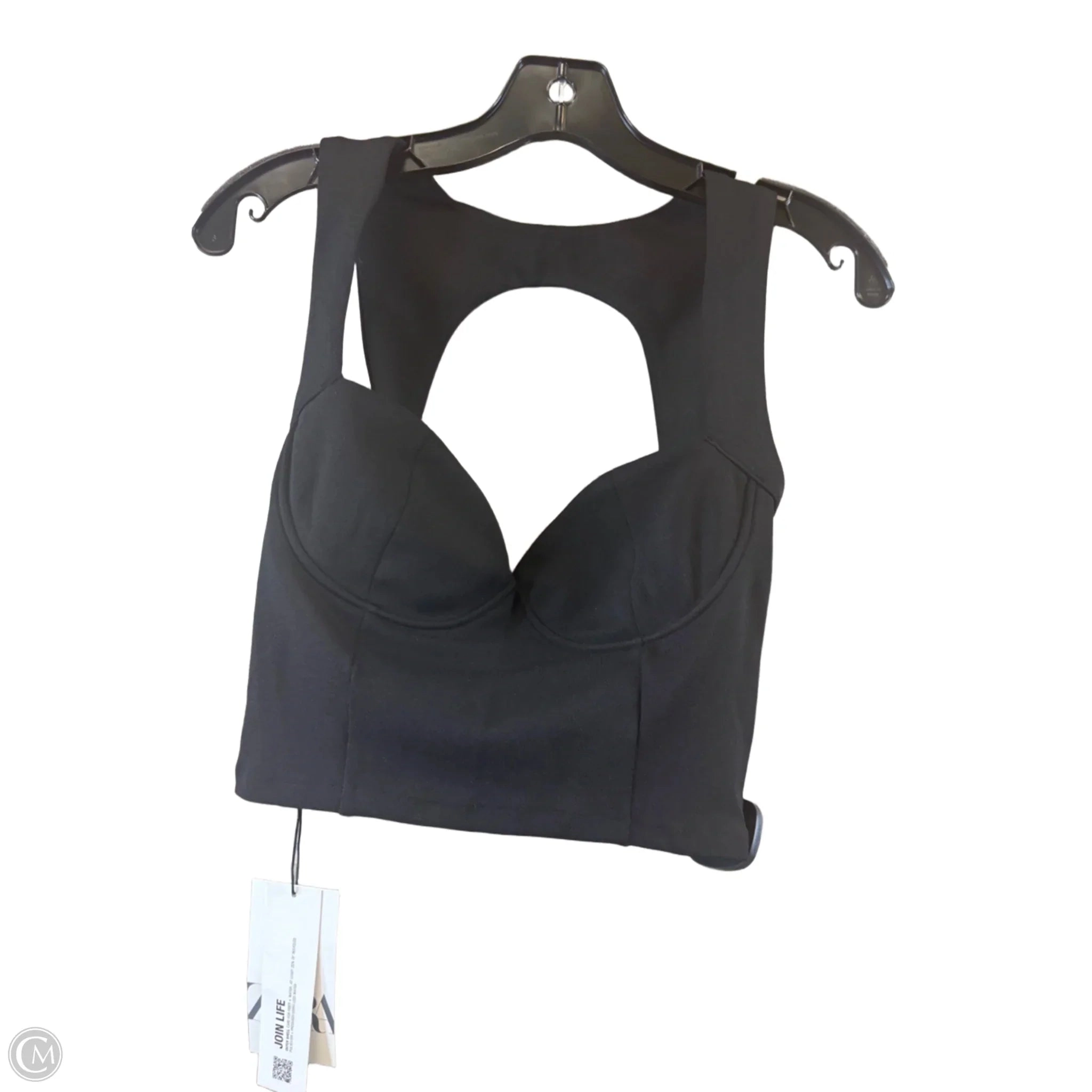 Top Sleeveless By Zara In Black, Size: M
