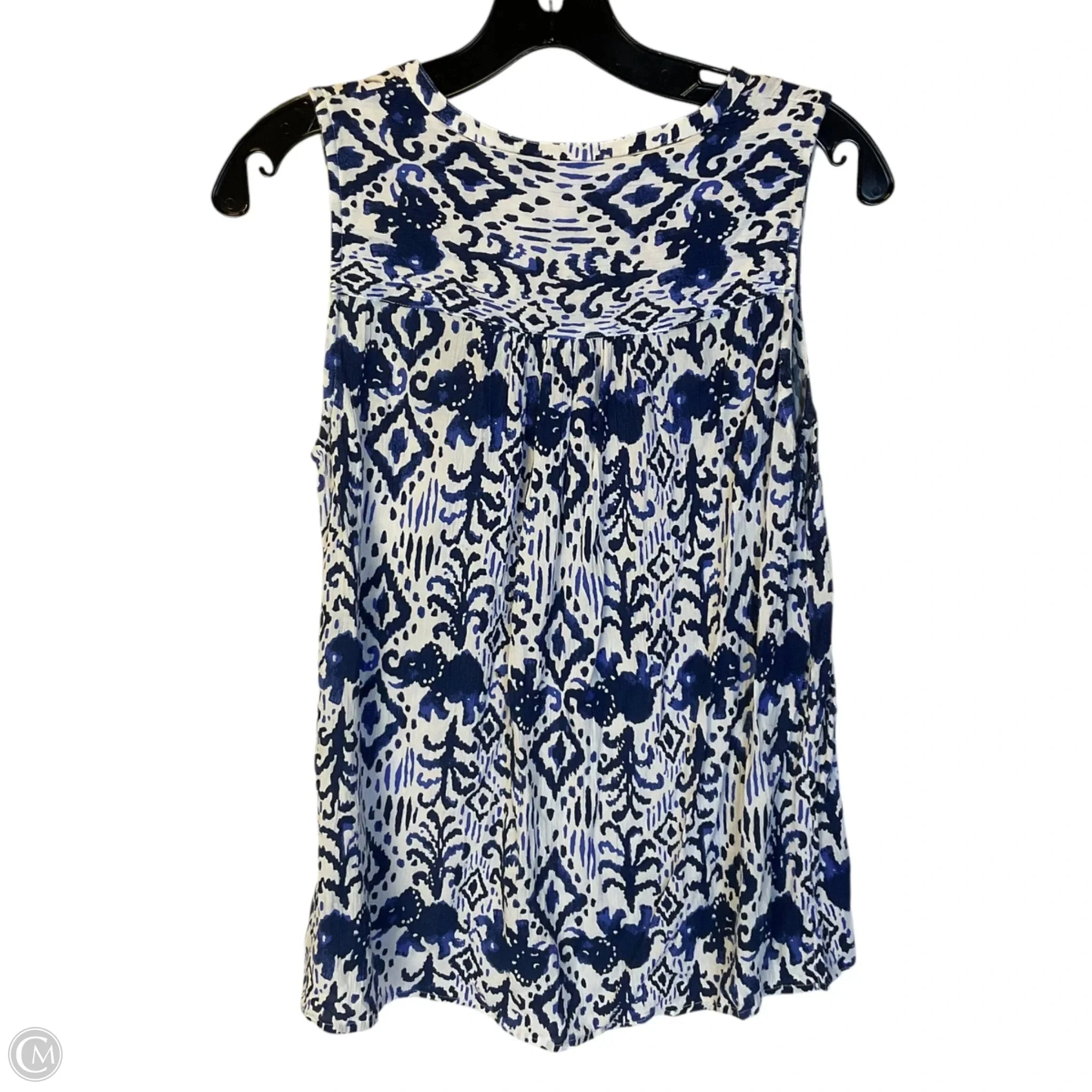 Top Sleeveless Designer By Lilly Pulitzer In Blue, Size: S