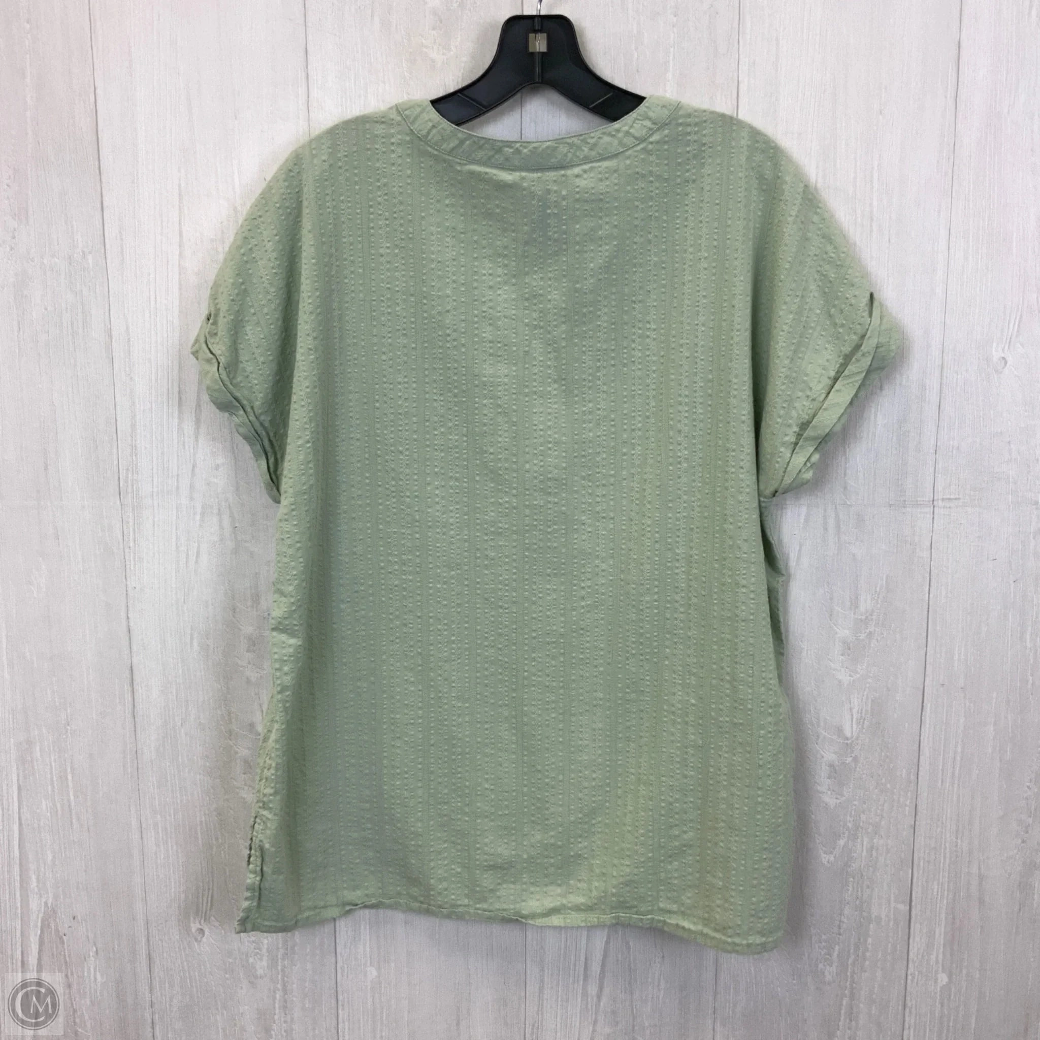 Tunic Sleeveless By Matty M In Green, Size: M