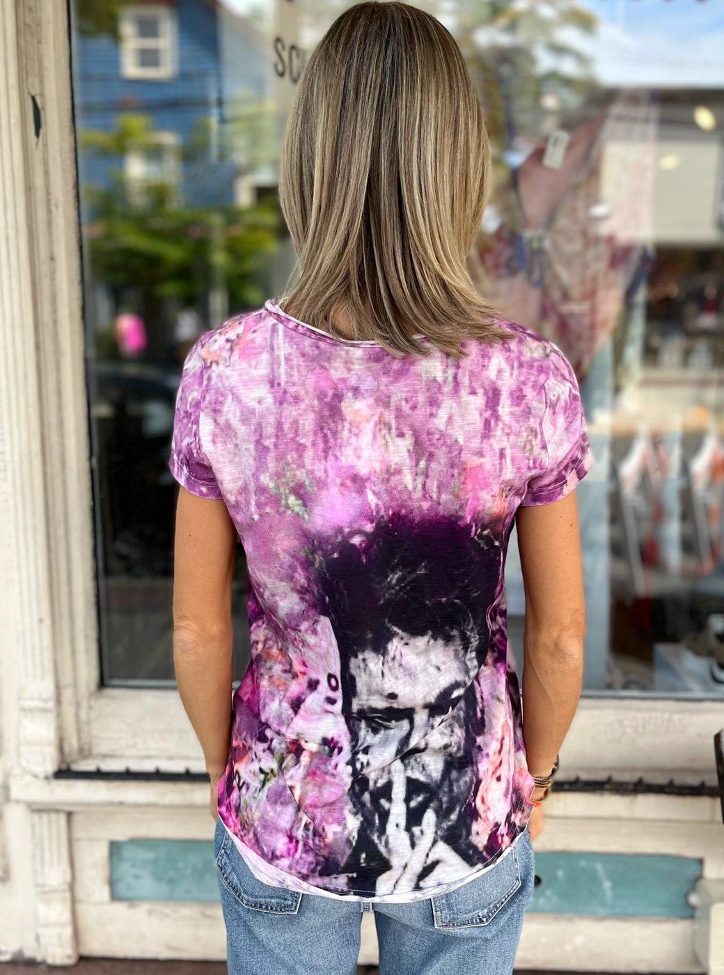 V Neck Tee - Celeb Purple