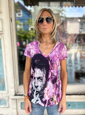V Neck Tee - Celeb Purple