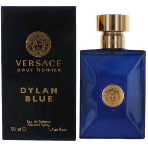 Versace Men's Eau De Toilette Spray - Pour Homme Dylan Blue Mesmerizing Fragrance