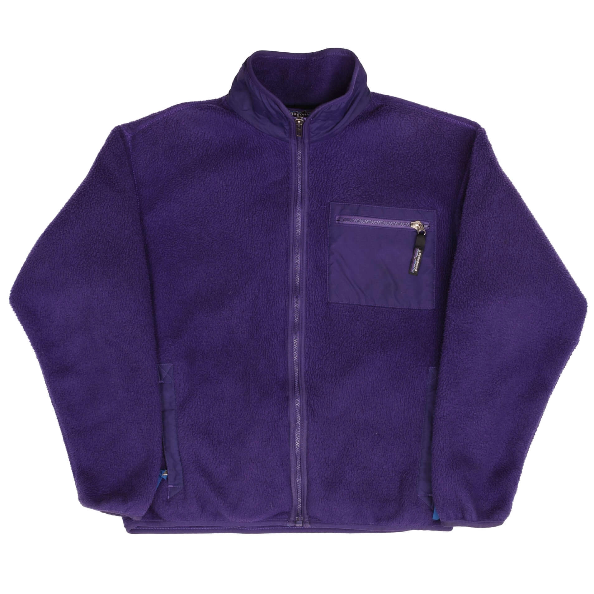 VINTAGE PATAGONIA RETRO-X DEEP PILE 1990S FLEECE WOMEN JACKET SIZE 12 MADE USA