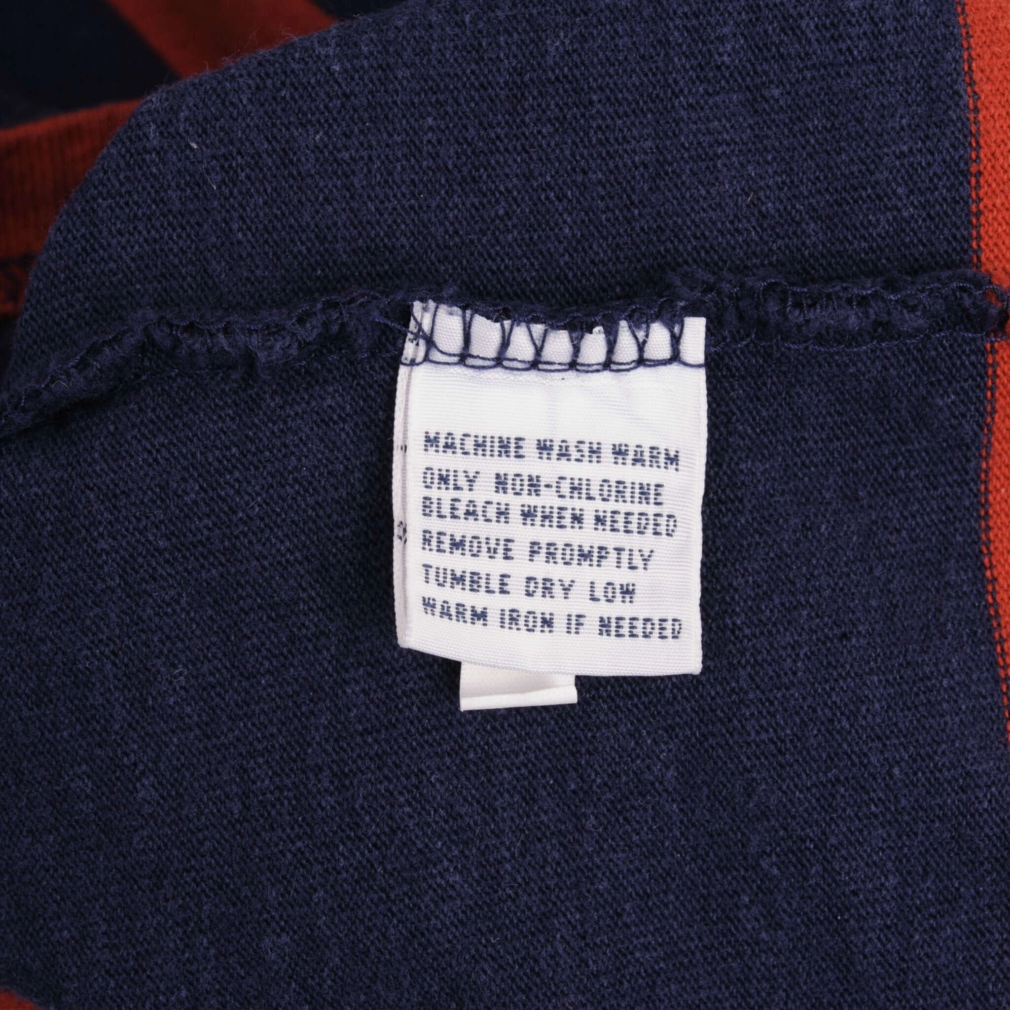 VINTAGE POLO RALPH LAUREN RED & BLUE RUGBY POLO SHIRT 1990S SIZE LARGE