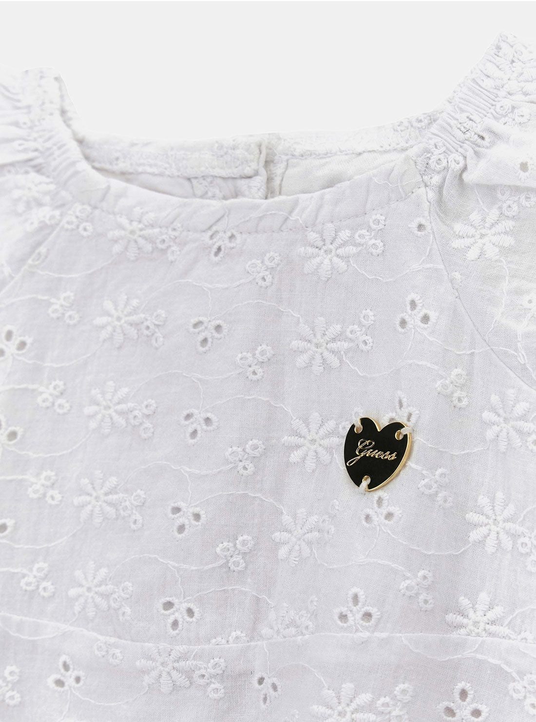 White Sangallo Dress and Panties Set (3-12M)