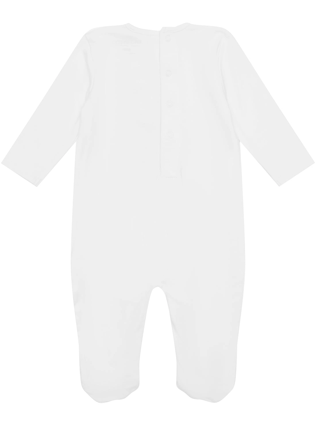 White Stretch Jersey Overall (0-12M)