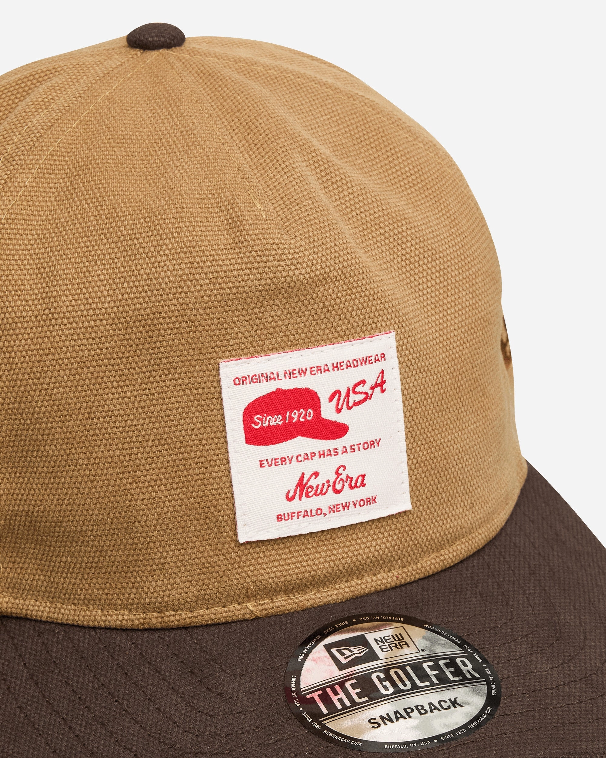 Workwear Golfer Adjustable Cap Beige