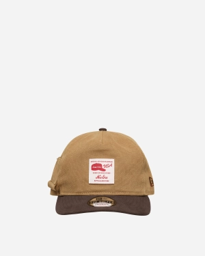 Workwear Golfer Adjustable Cap Beige